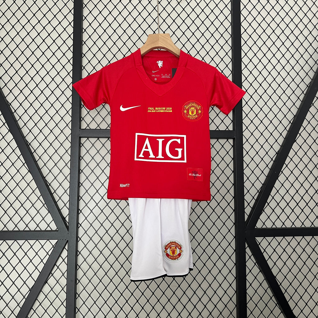 Manchester United 07/08 retro Home kids kit  (1:1)