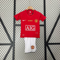 Manchester United 07/08 retro Home kids kit  (1:1)